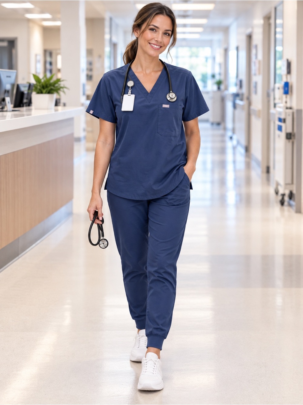 Figs technical collection slim Catarina one pocket scrub top
